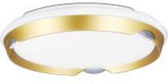 Trade Shop Trade Shop - Copy Of Plafoniera Led Lampada Da Soffitto 45w Luce Bianco Freddo 6500k Oro Bianco 45502