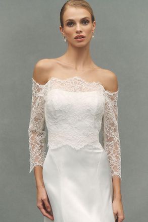 Watters Venna Lace Topper