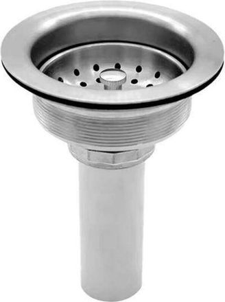 OEM Desag&uuml;e De Fregadero De Cocina De Acero Inoxidable De 114 Mm Con Cesta Coladora Extra&iacute;ble, Kit De Tap&oacute;n De Desag&uuml;e Y Pieza De Conexi&oacute;n