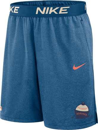 Nike Milwaukee Brewers City Connect Nike Mens Dri-FIT MLB Shorts in Blue | 015E0HP6MZB-NYN
