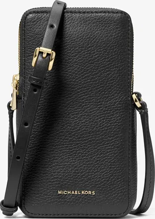 Michael Kors Jet Set Small Pebbled Leather Smartphone Crossbody Bag