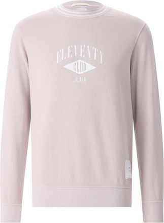 Eleventy Sweatshirts - Heren - Sweatshirts - Roze - S - Katoen - Hoodies & sweatvesten