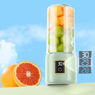 OEM Vaso Exprimidor Port&aacute;til Inal&aacute;mbrico Recargable Por Usb Para Frutas, Verduras Y Batidos, Con Tapa De Viaje, Apto Para Uso En Exteriores, En El Hogar Y
