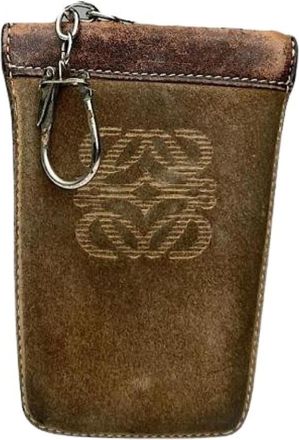 Loewe Pre-owned Wallets, female, Brown, Size: ONE SIZE Pre-owned Leather Wallet
