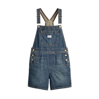 Levi's Dames, Jumpsuits & Playsuits, Blauw, Maat: S Katoen