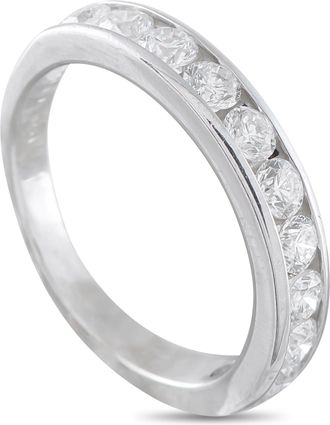 Luxury Bazaar 18K White Gold 1.0 ct Diamond Eternity Ring MF03-012226