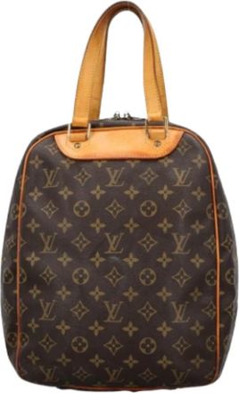 Louis Vuitton Pre-owned Excursion Handtas - Dames - Vintage Handtas - Bruin - ONE Size - Leer - Vintage