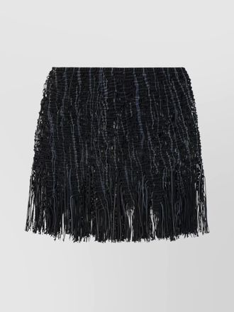 Roberta Einer cotton knitted mini skirt