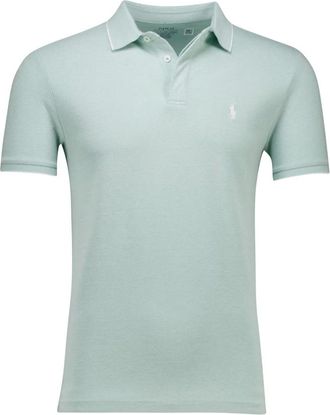 Polo Ralph Lauren Tops, Heren, Groen, S, Groene poloshirt met korte mouwen