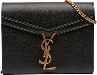 Saint Laurent Pre-owned Chain Wallet - Dames - Vintage Schoudertas - Zwart - ONE Size - Vintage