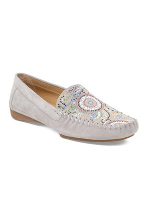 Django & Juliette Womens Larius Loafer In Misty Suede