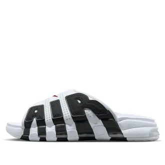 Nike Air More Uptempo Slide White Black Red FB7815-100