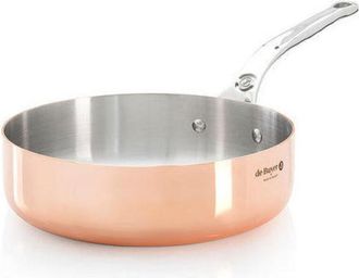 De Buyer De Comprador Fuente Recta, Cobre/acero Inoxidable, Prima