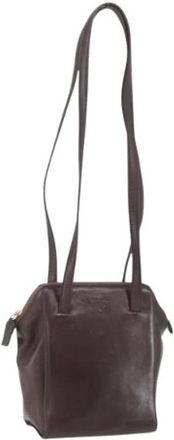 Prada Pre-owned Shoulder Bags, female, Brown, Size: ONE SIZE Pre-owned Vintage Shoulder Bag