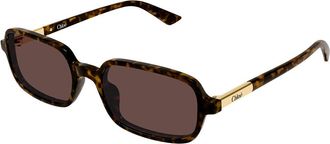 Chlo&eacute; CH0363S 002 Womens Sunglasses Tortoiseshell Size 53
