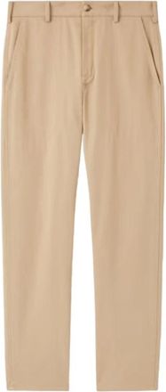Loro Piana Dustin Pants - Heren - Straight fit broeken - Beige - L - Katoen - Broeken