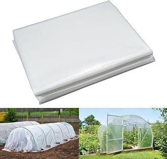 OEM Cubierta Para Invernadero De 3 M X 10 M, Lona De Pl&aacute;stico Transparente, Cubierta Para Invernadero Tipo T&uacute;nel, Pel&iacute;cula De Polietileno Transparente Ext