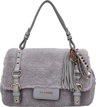 La Carrie Teddy Atena Tas - Dames - Tassen - Grijs - Maat: ONE Size Leer