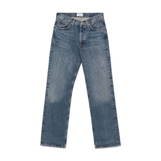 A Gold E Straight Fit Jeans, female, Blue, W27, V-Waist Kelly Jeans