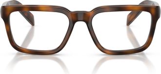 Prada 0pr D04v Oversized Square Tortoiseshell Acetate Eyeglasses
