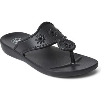Jack Rogers Jacks Sandal in Black at Nordstrom, Size 5