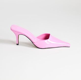 Topshop Alfie - Scarpe d&eacute;collet&eacute; rosa verniciate con tacco e punta