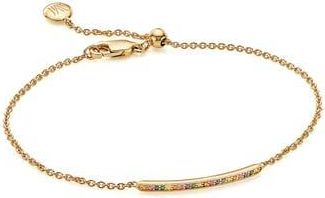 Monica Vinader Vermeil Skinny Bracelet in Yellow Gold at Nordstrom Rack