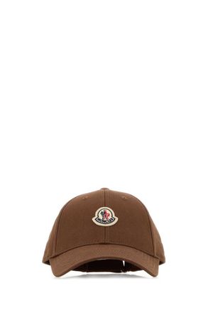 Moncler Brown Logo Baseball Hat
