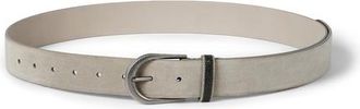 Brunello Cucinelli Suede belt in Beige at Nordstrom, Size X-Large