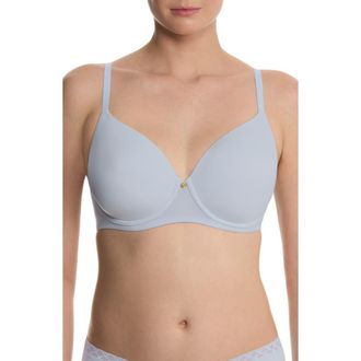 Natori Cloud Comfort Back Smoothing T-Shirt Bra in Frosted Sky at Nordstrom, Size 34Ddd