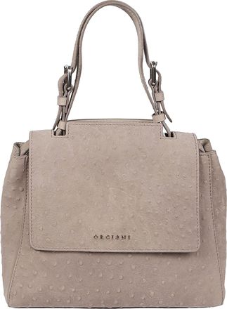 Orciani Sveva Small Structured Textured Calf Leather Shoulder Bag