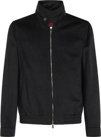 Brunello Cucinelli Giacca Bomber in Tessuto Leggero - - Jackets - Uomo - Grigio - L