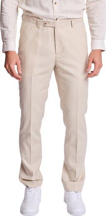 Paisley & Gray Downing Linen-Blend Pant
