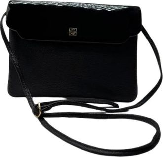 Givenchy Pre-owned Cross Body Bags, female, Black, Size: ONE SIZE Pre-owned Leather Shoulder Bag