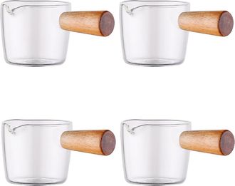 OEM Juego De 4 Piezas De Platos Para Salsa Con Asas, Cuencos De Vidrio Para Mojar, Platos Para Salsas, Platos Para Condimentos, Platillos, Platos Para Ape