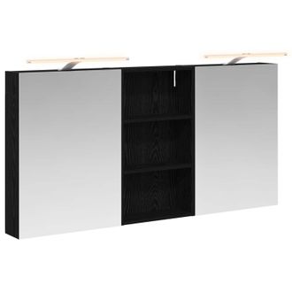 vidaXL Juego De Muebles De Ba&ntilde;o Con Estante 3 Pcs 140 X 14,5 X 70 Cm Vidaxl