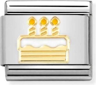 Nomination Unisex Celebrate Links Bracelet In Birthday Cake