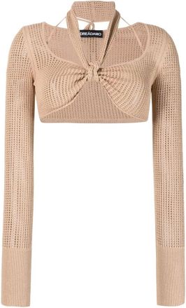 ADĀMO Andrea Adamo Donna, Top, Beige, S, new