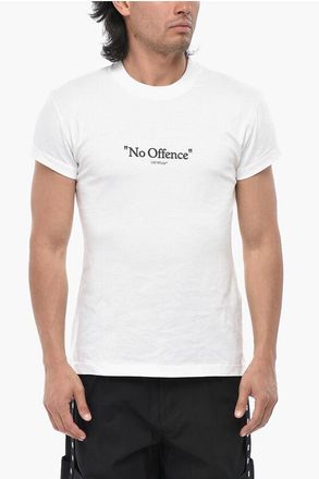 Off-white Slim-Fit T-Shirt NO OFFENCE With Print size Xs