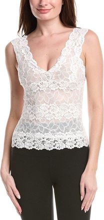 Natori Rose Parfait Allover Lace Silk Tank
