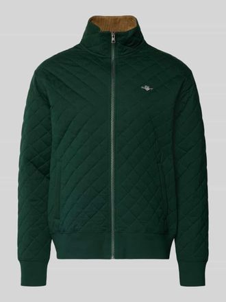 GANT Sweatjacke mit Reißverschluss in Dunkelgruen, Größe XL