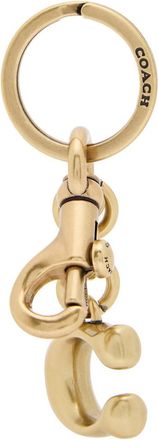 Coach Logo bag Charm - Gold - One Size