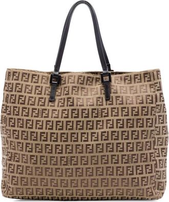 Fendi Pre-owned Fendi Zucchino Canvas Tote Ladies T2UHAWYACPAF1TN9