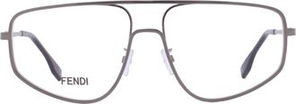 Fendi Demo Pilot Mens Eyeglasses FE50088U 014 58
