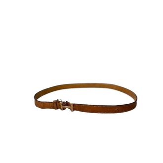 Herm&egrave;s Pre-owned Vintage Leren Riem - Dames - Vintage Accessoires - Bruin - ONE Size - Leer - Vintage