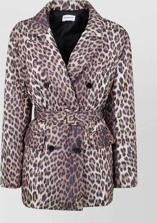 Parosh double breasted belted coat