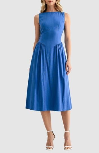 Mila Mae 3D Flower Puff Sleeve Midi Shirtdress in Black at Nordstrom, Size  X-Large from $138.00 - on Stylight