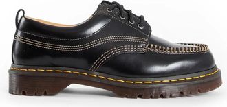 Dr. Martens Zwarte leren Moc Teen Schoen - Heren - Veterschoenen - Zwart - 42 EU - Leer - Schoenen