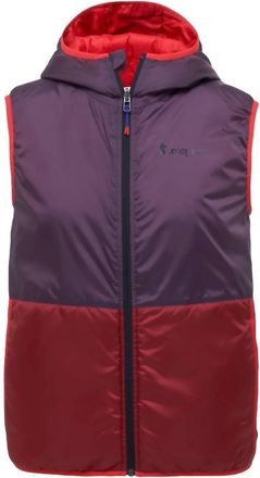 Cotopaxi Womens Teca Calido Hooded Vest In Red Hot Sun