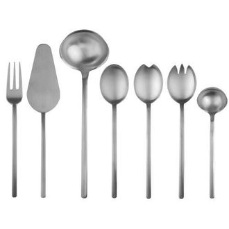 Mepra Due Serving Set - 7 Pieces in Ice Silver at Nordstrom